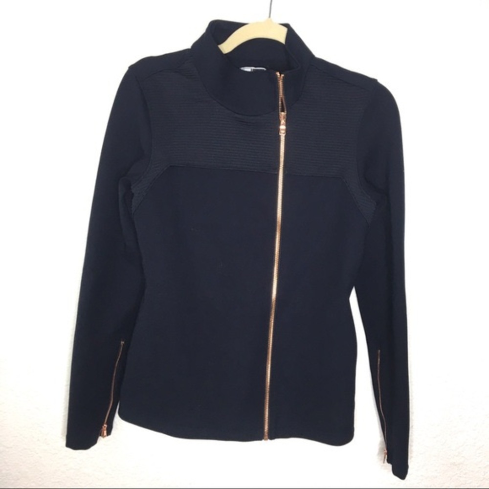 The BASE navy sweatshirt w/ rose gold details Sz M